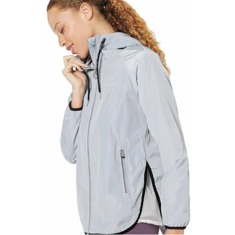 Calvin Klein Performance Crossover-Back Hooded Ra… - image 2